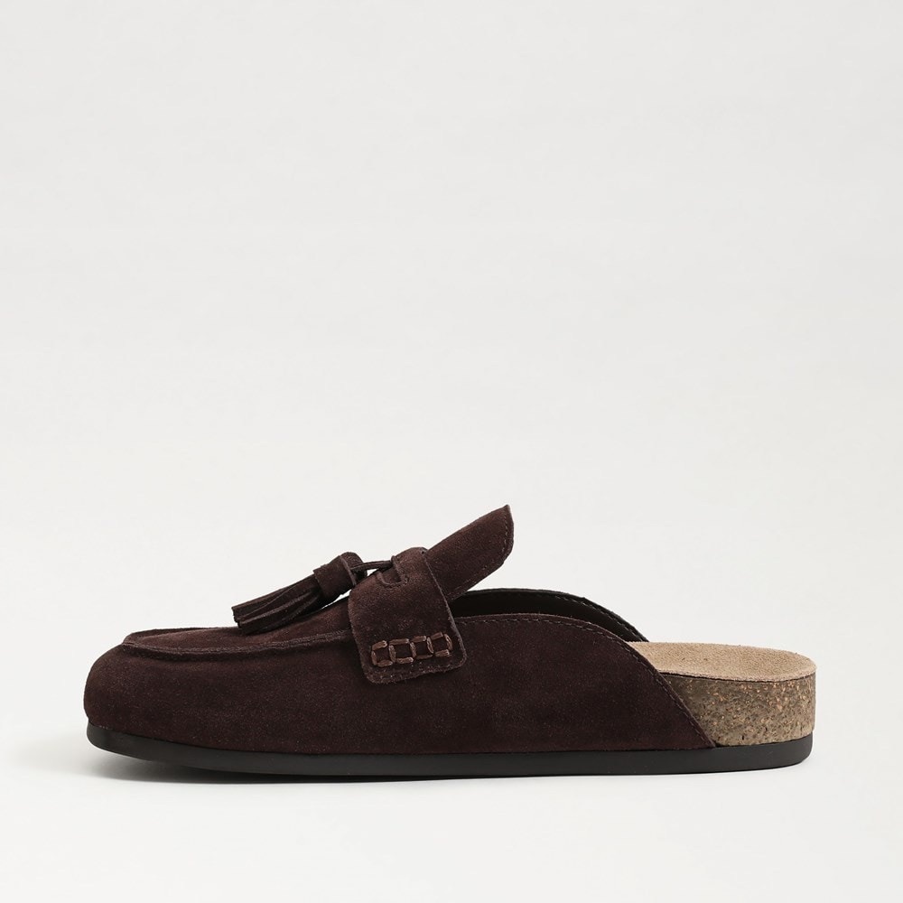 Sam Edelman Astrid Mules Brown Suede - Picture 4 of 7